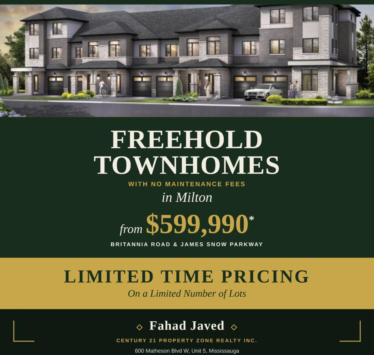 6071 Fourth Line Townhomes